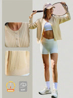 Amara | Cropped Button Cardigan