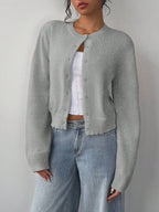 Amara | Cropped Button Cardigan
