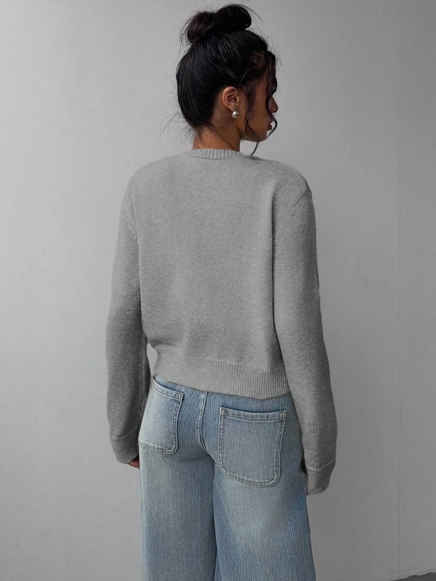 Amara | Cropped Button Cardigan