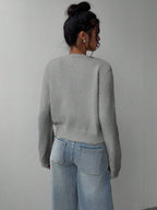 Amara | Cropped Button Cardigan