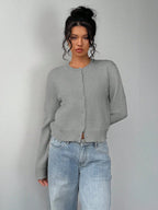 Amara | Cropped Button Cardigan
