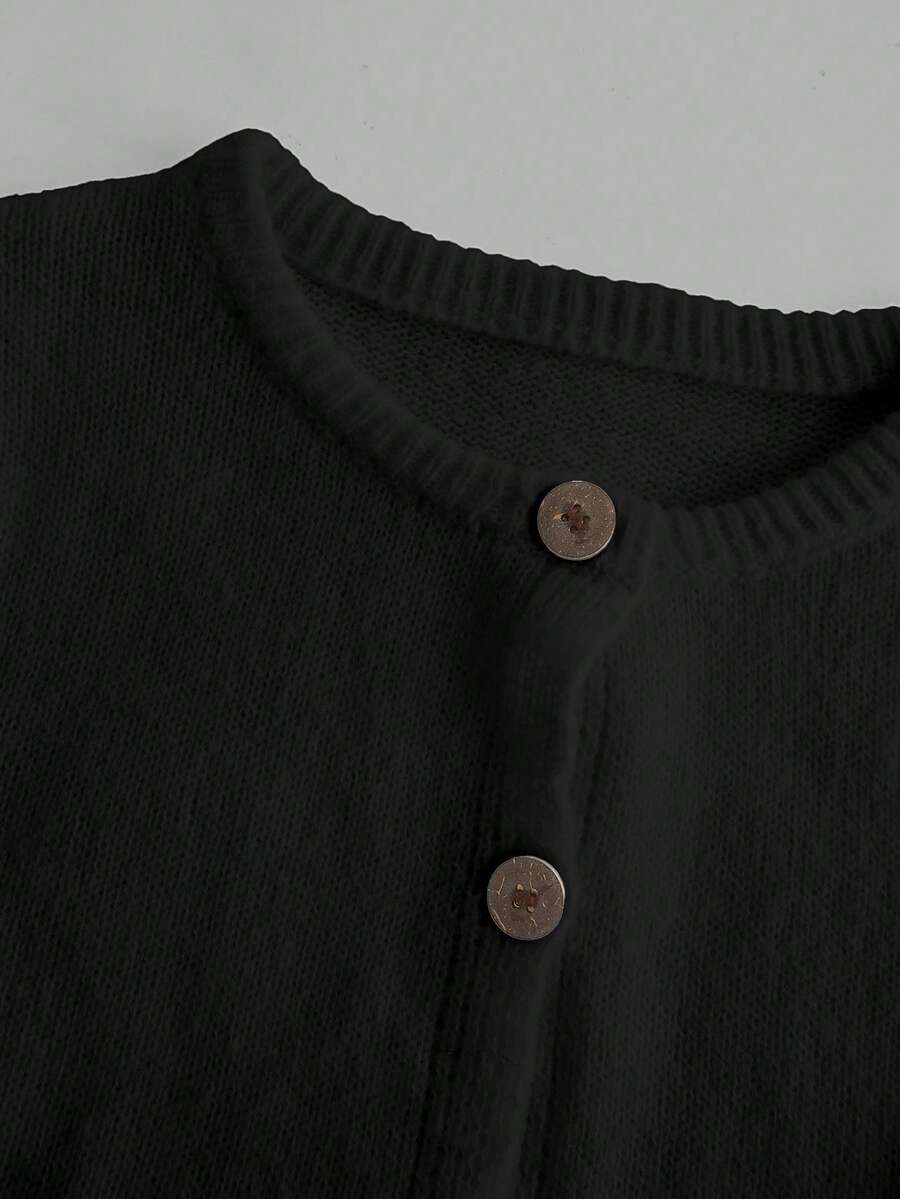 Amara | Cropped Button Cardigan