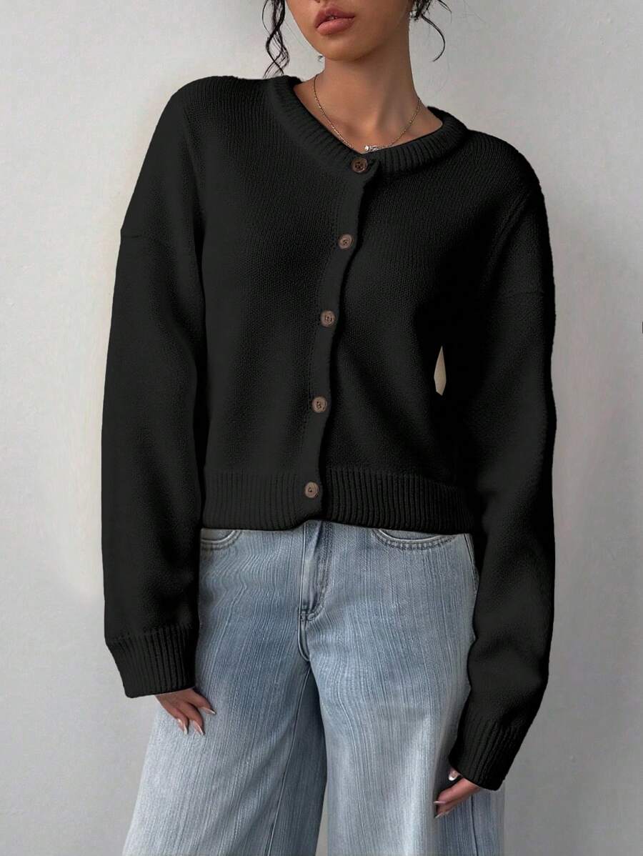 Amara | Cropped Button Cardigan