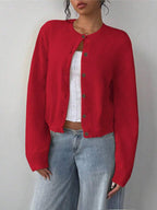 Amara | Cropped Button Cardigan