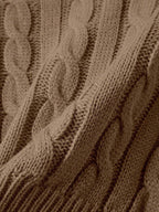 Lune | Cropped Cable Knit Sweater