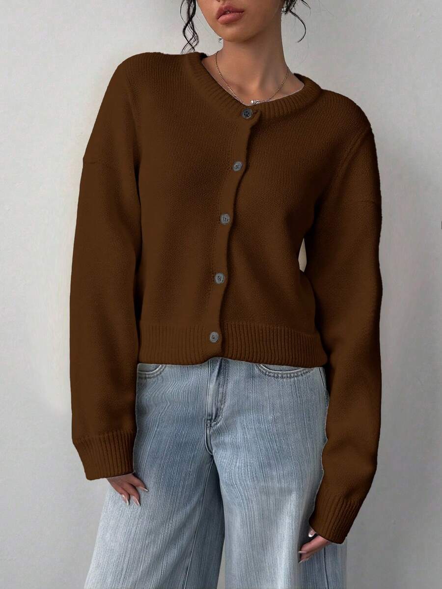 Amara | Cropped Button Cardigan