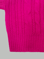 Lune | Cropped Cable Knit Sweater