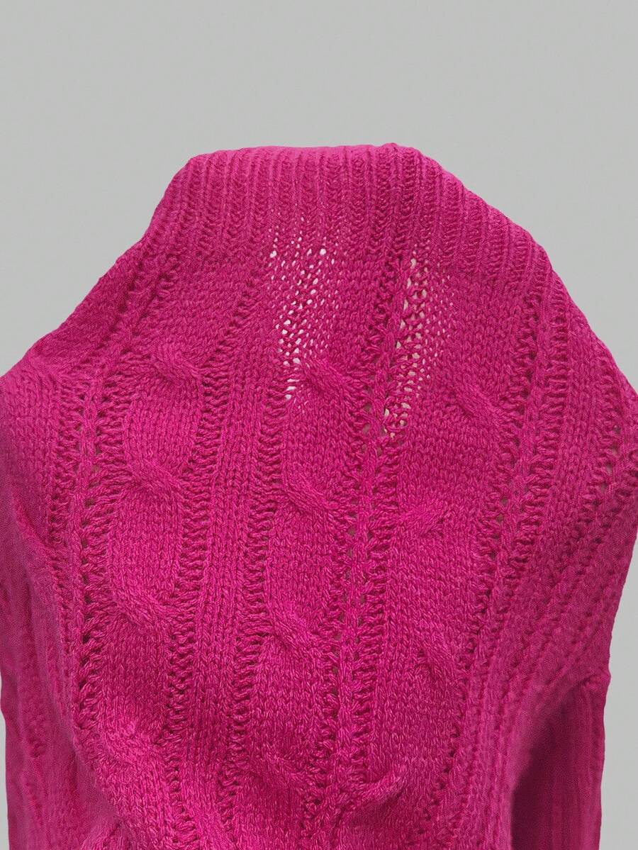 Lune | Cropped Cable Knit Sweater