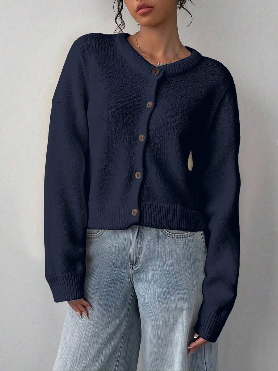 Amara | Cropped Button Cardigan
