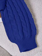Lune | Cropped Cable Knit Sweater
