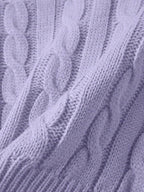 Lune | Cropped Cable Knit Sweater