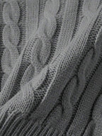 Lune | Cropped Cable Knit Sweater