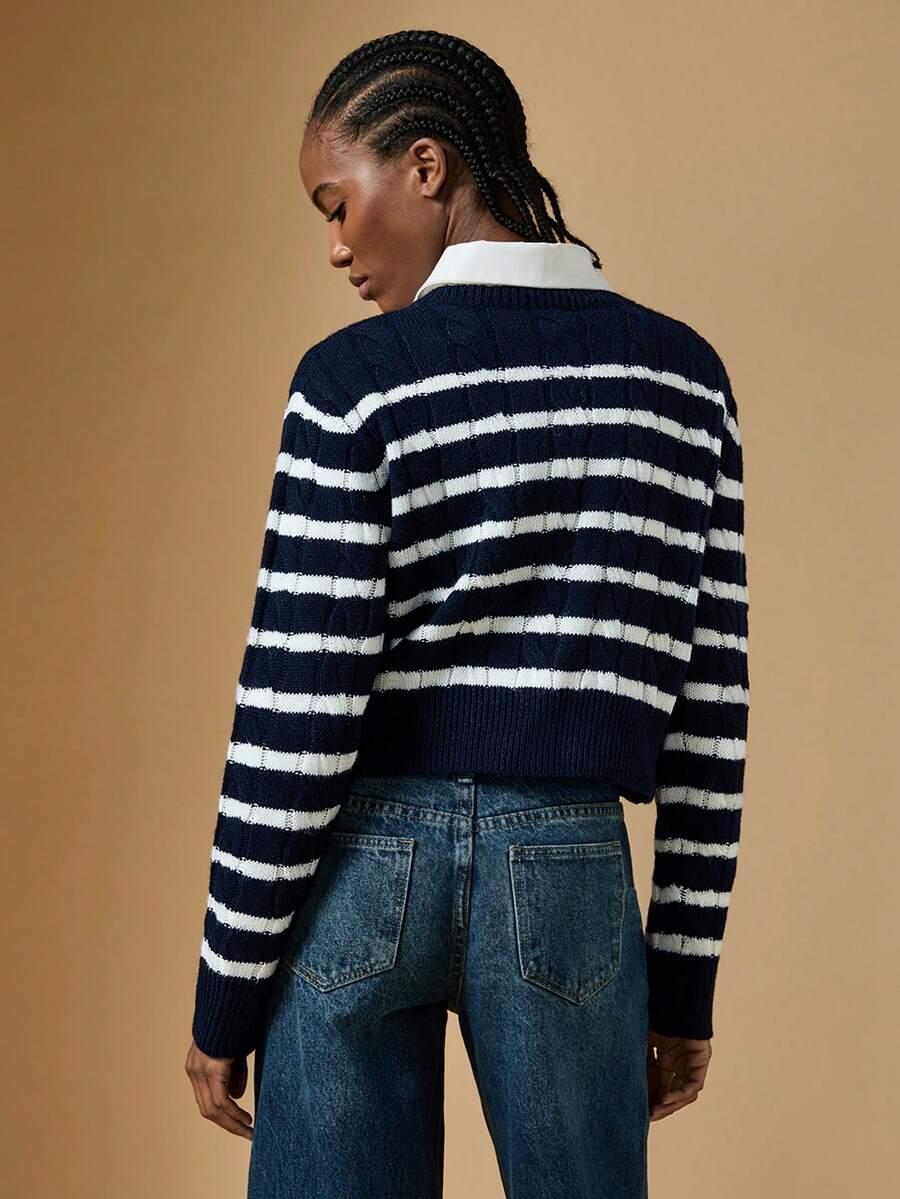 Amara | Cropped Button Cardigan