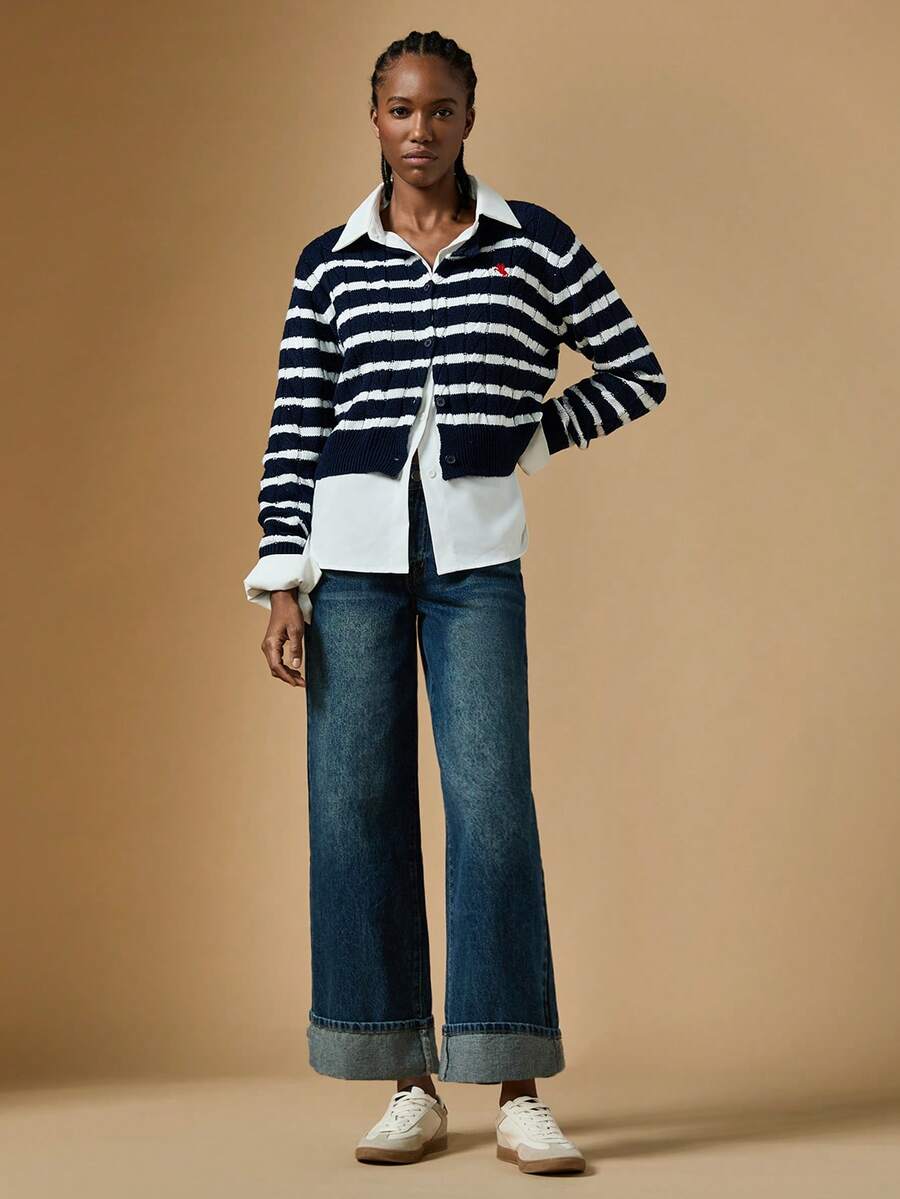 Amara | Cropped Button Cardigan