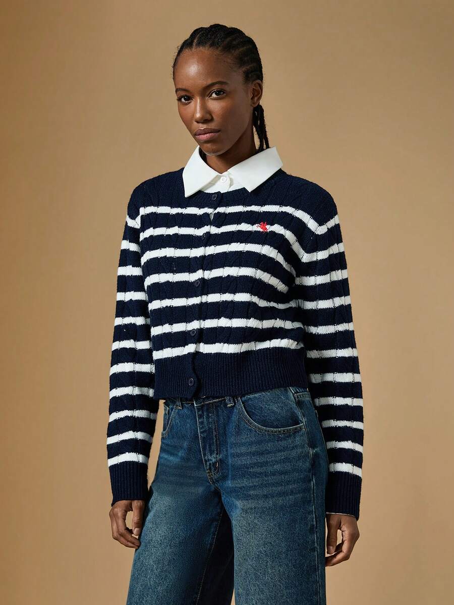 Amara | Cropped Button Cardigan