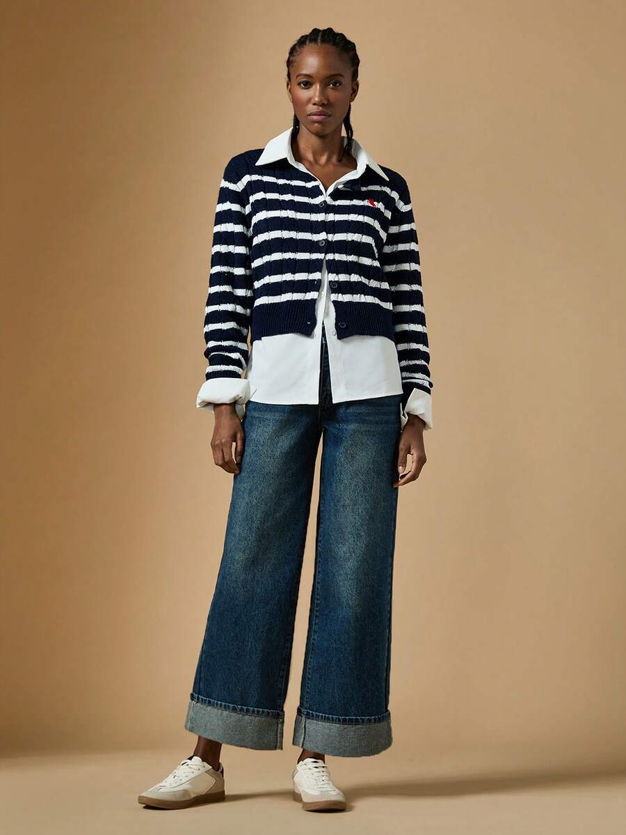 Amara | Cropped Button Cardigan
