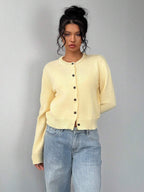 Amara | Cropped Button Cardigan