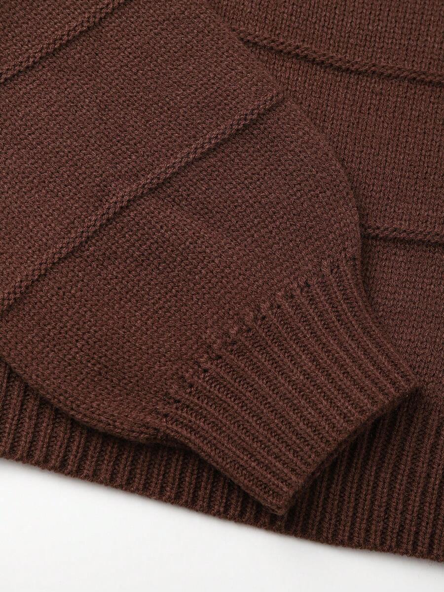 Lune | Cropped Cable Knit Sweater