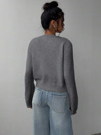 Amara | Cropped Button Cardigan