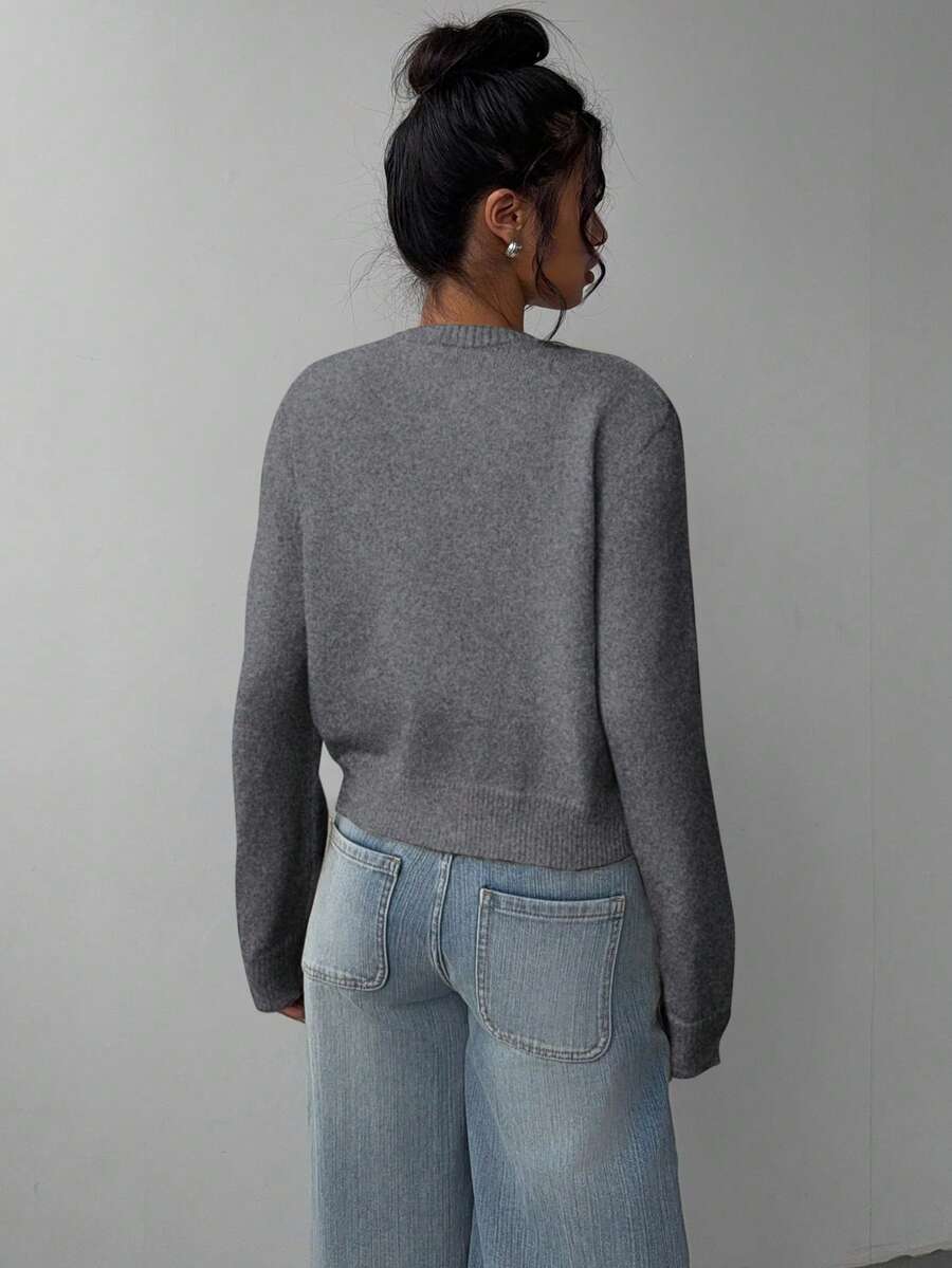 Amara | Cropped Button Cardigan