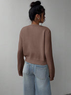 Amara | Cropped Button Cardigan