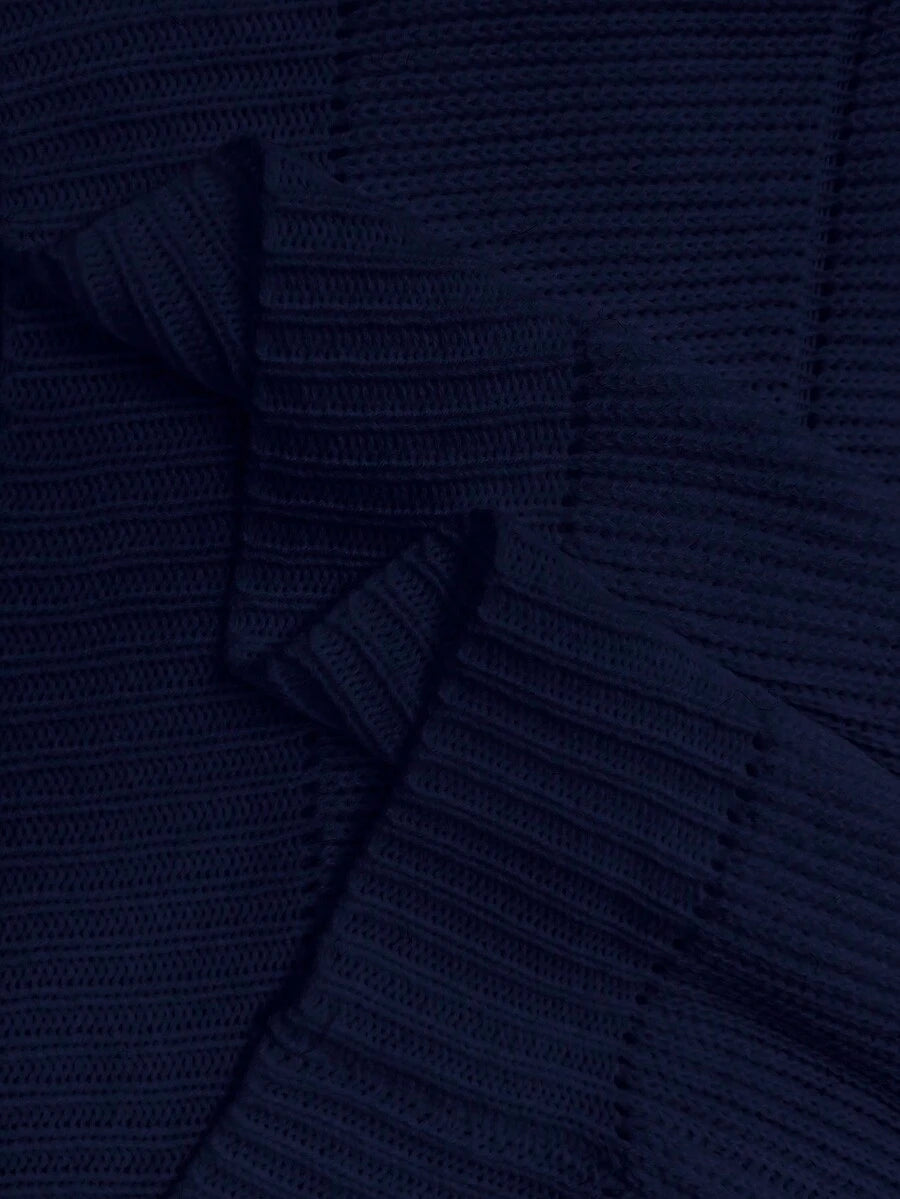 Lune | Cropped Cable Knit Sweater