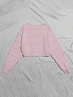Lune | Cropped Cable Knit Sweater