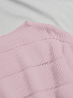 Lune | Cropped Cable Knit Sweater
