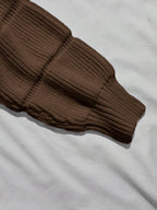 Lune | Cropped Cable Knit Sweater