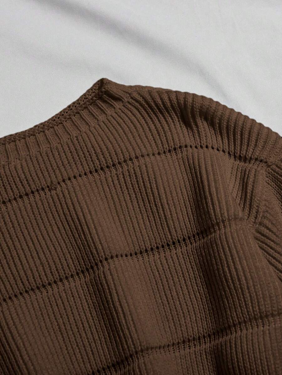 Lune | Cropped Cable Knit Sweater