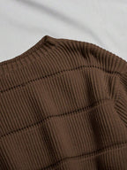Lune | Cropped Cable Knit Sweater
