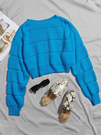 Lune | Cropped Cable Knit Sweater