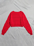 Lune | Cropped Cable Knit Sweater