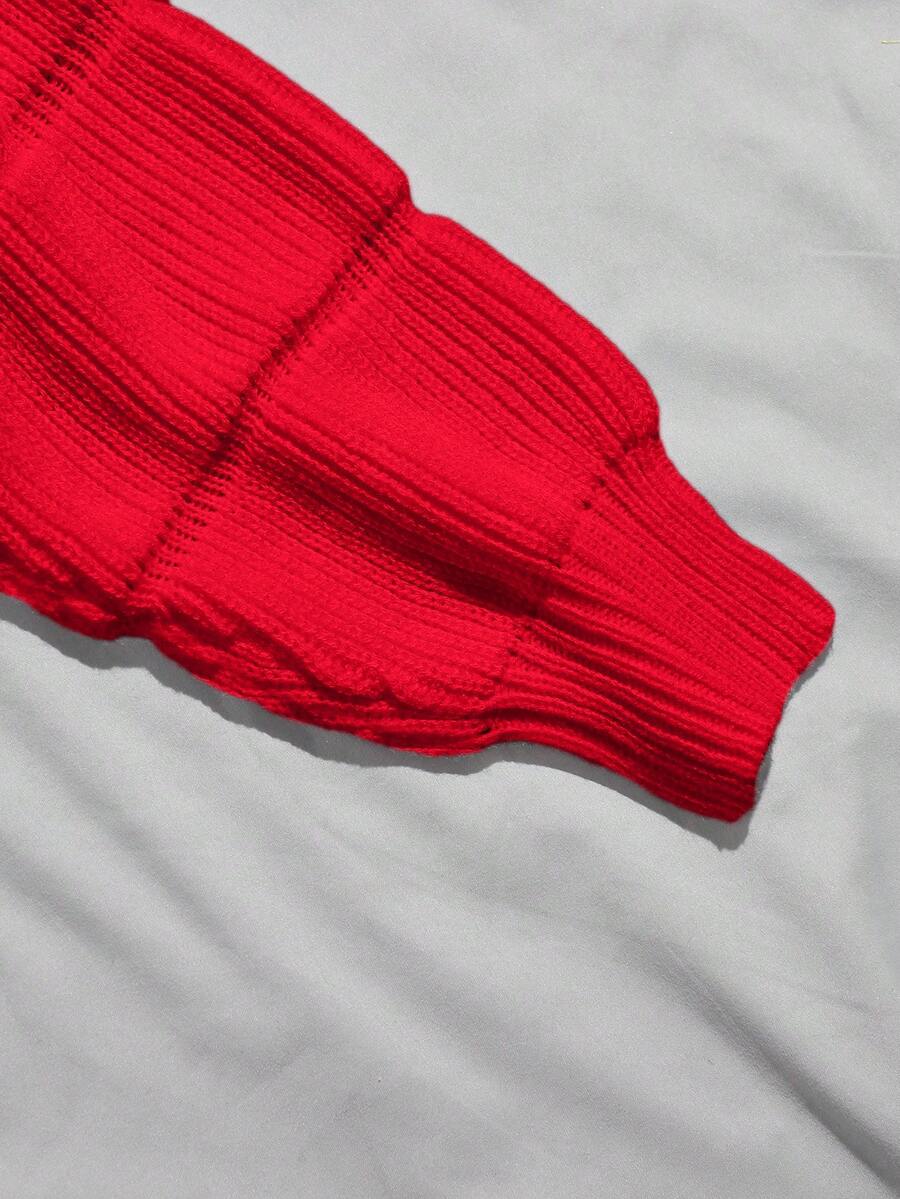 Lune | Cropped Cable Knit Sweater