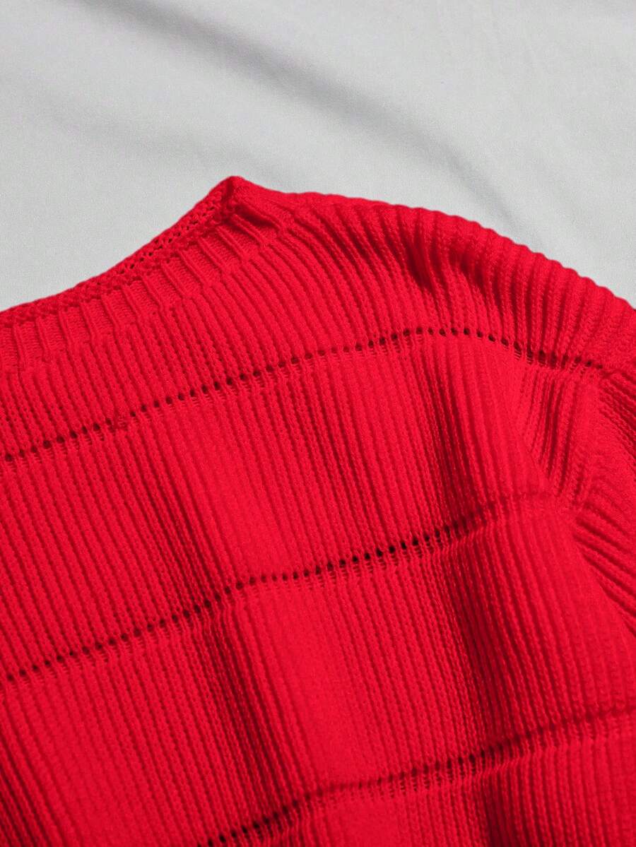 Lune | Cropped Cable Knit Sweater