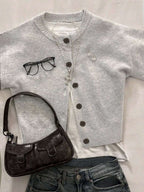 Amara | Cropped Button Cardigan
