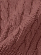 Lune | Cropped Cable Knit Sweater