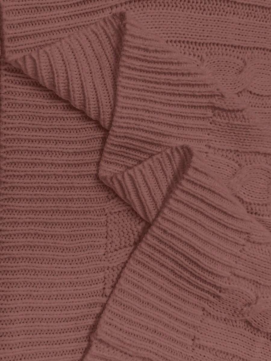 Lune | Cropped Cable Knit Sweater