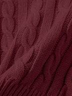 Lune | Cropped Cable Knit Sweater