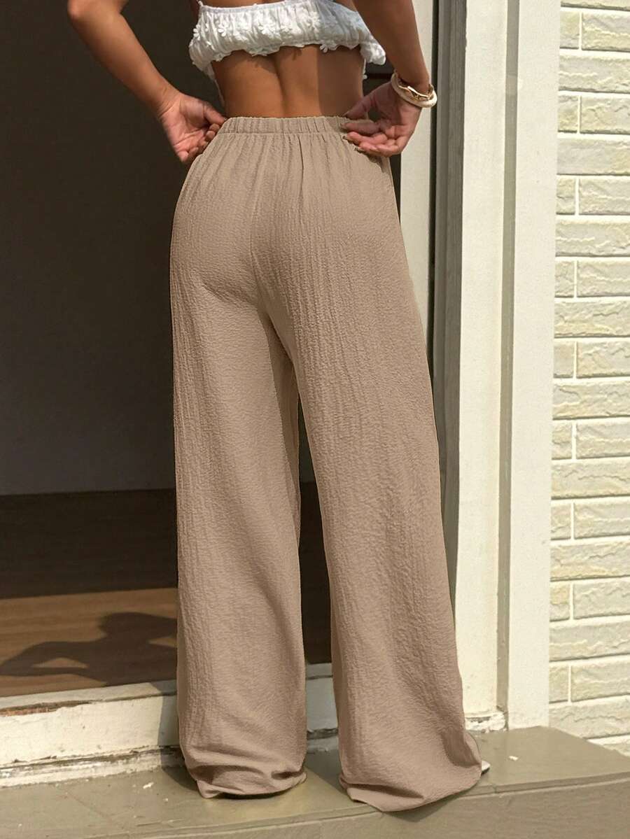 Ivara | Straight-Leg Tie-Waist Pants