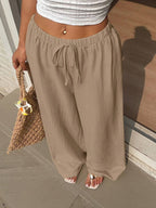 Ivara | Straight-Leg Tie-Waist Pants