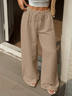 Ivara | Straight-Leg Tie-Waist Pants