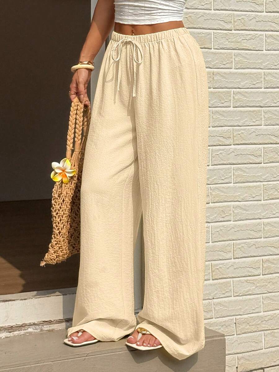 Ivara | Straight-Leg Tie-Waist Pants