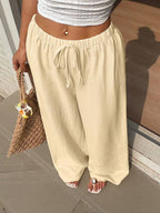 Ivara | Straight-Leg Tie-Waist Pants