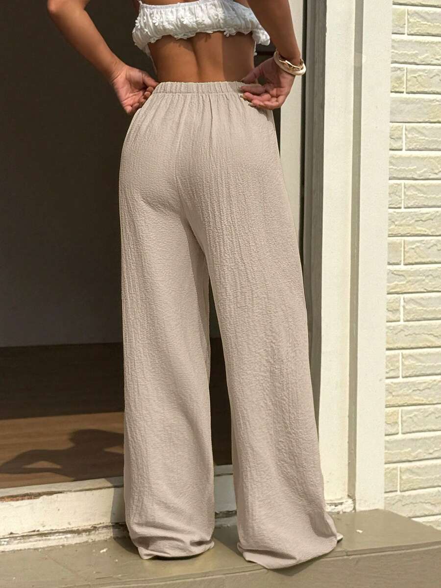 Ivara | Straight-Leg Tie-Waist Pants