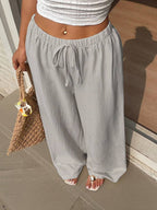 Ivara | Straight-Leg Tie-Waist Pants