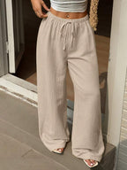 Ivara | Straight-Leg Tie-Waist Pants
