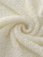 Lune | Cropped Cable Knit Sweater