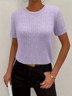 Klara | Ribbed Twist Detail Top