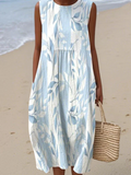Felicia | Leaf Midi Dress